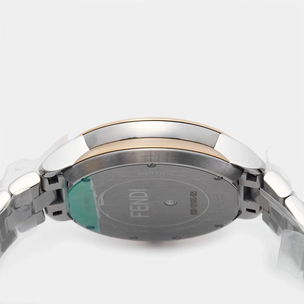 Fendi Fendi Mother of Pearl Diamond Spinel Topaz Two-Tone Stainless Steel IShine F121224500D2T01 Women's Wristwatch 33.50 mm 7