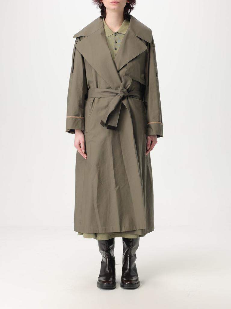 コート Max Mara The Cube Zeno Trench Coat Max Mara The Cube Zeno Peacoat Women Beige Cotton Polyester