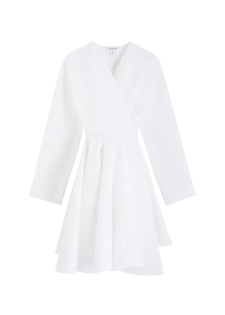 Alaïa Wrap crepe mini dress 1