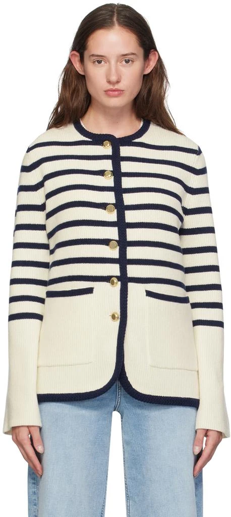 Rag & Bone Off-White Nancy Wool Cardigan 1