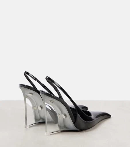 Yves Saint Laurent Miller 110 leather wedges 2