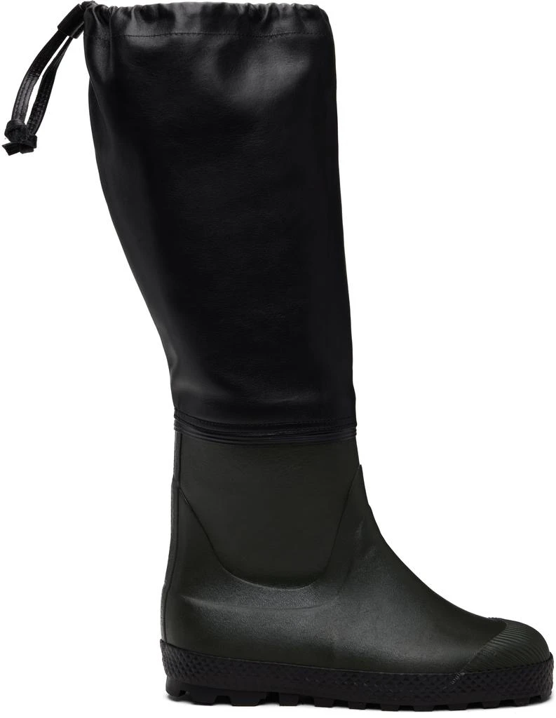 Rier Green 
Black Farmer Rain Boots