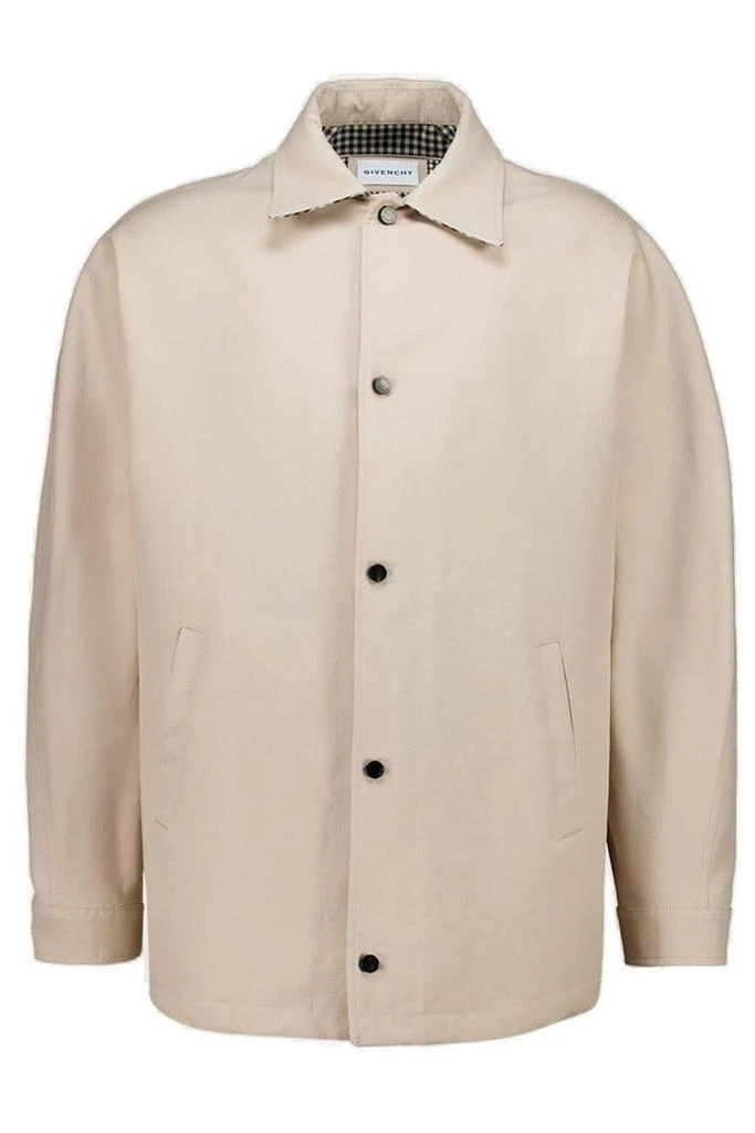 Givenchy Givenchy Logo Patch Long-Sleeved Shirt 1