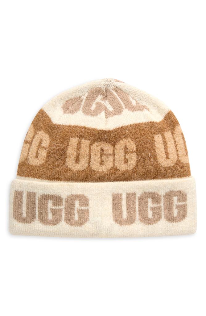 UGG Logo Jacquard Beanie