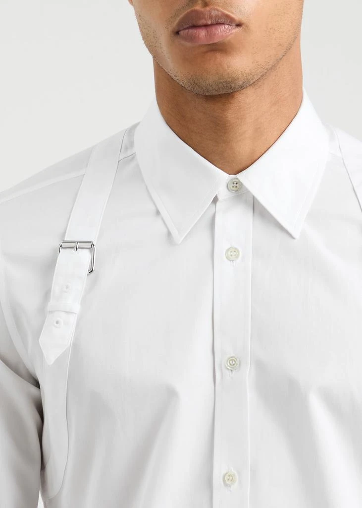 Alexander McQueen Harness cotton-poplin shirt 5
