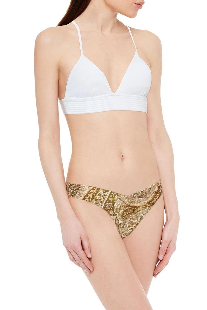 Zimmermann Printed low-rise bikini briefs 2