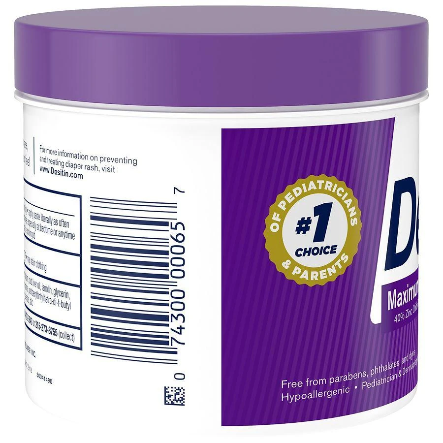 Desitin Maximum Strength Diaper Rash Cream With Zinc Oxide 5