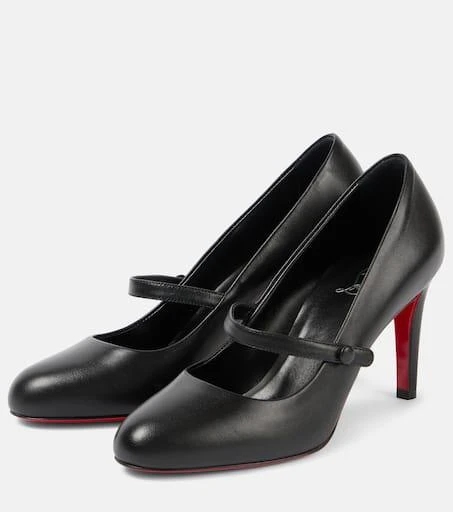 Christian Louboutin Pumppie 85 nappa leather pumps 4