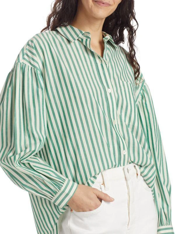 Rails Janae Striped Cotton-Blend Shirt 4