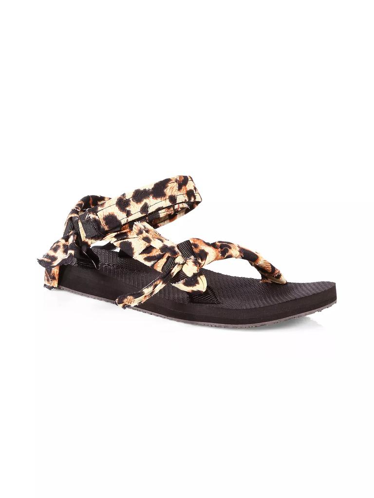 Arizona Love Trekky Leopard-Print Bandana Sport Sandals