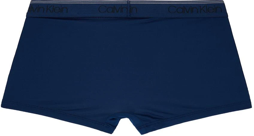 Calvin Klein Three-Pack Blue Low-Rise Boxers 7