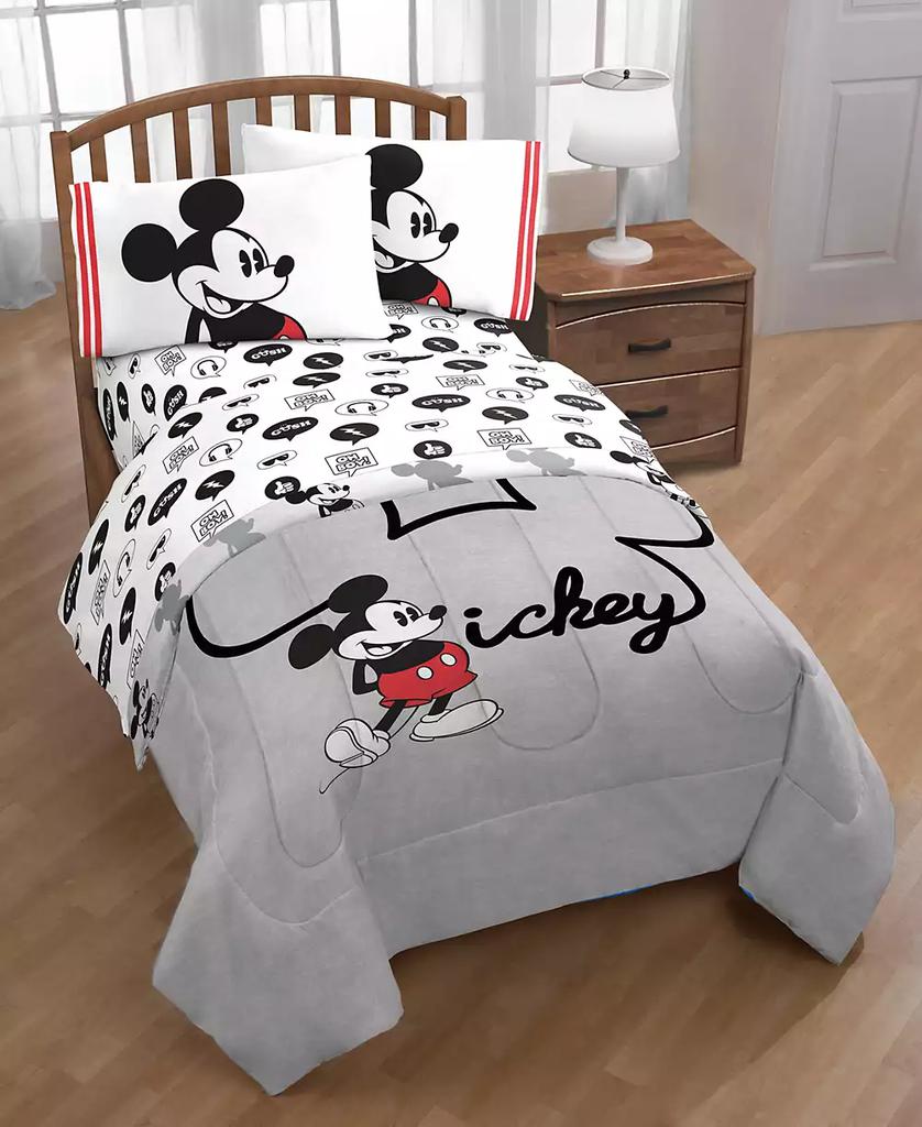 Disney Mickey Mouse Jersey Classic 4-Pc. Twin Bed in a Bag