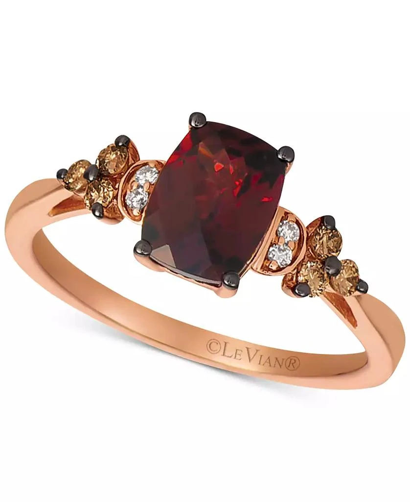 Le Vian Rhodolite Garnet (1-3/4 ct. t.w.) & Diamond (1/6 ct. t.w.) in 14k Yellow Gold 1