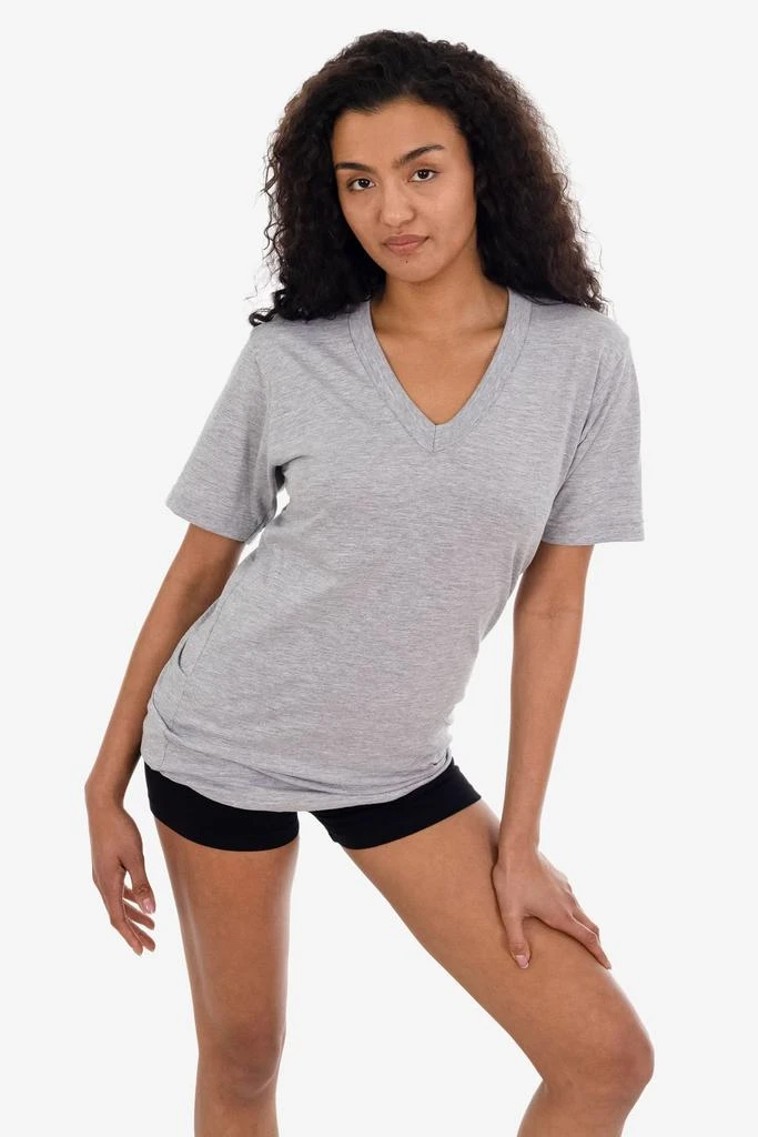 Los Angeles Apparel 24056 - Fine Jersey V-Neck T-Shirt 14