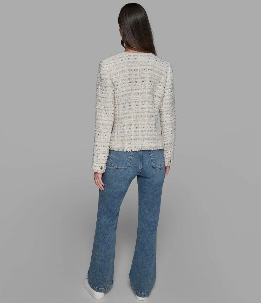 Karl Lagerfeld Paris BOUCLE COLLARLESS JACKET 2