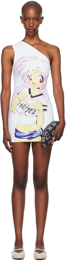 Ashley Williams White Manga Sosa Minidress 1