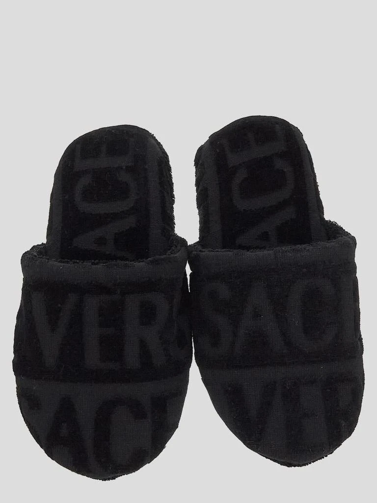 Versace Versace All-Over Logo Slippers 4