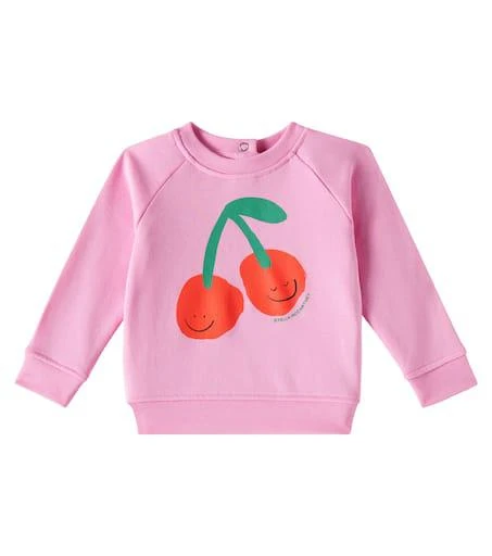 Stella McCartney Baby printed cotton jersey sweatshirt 1