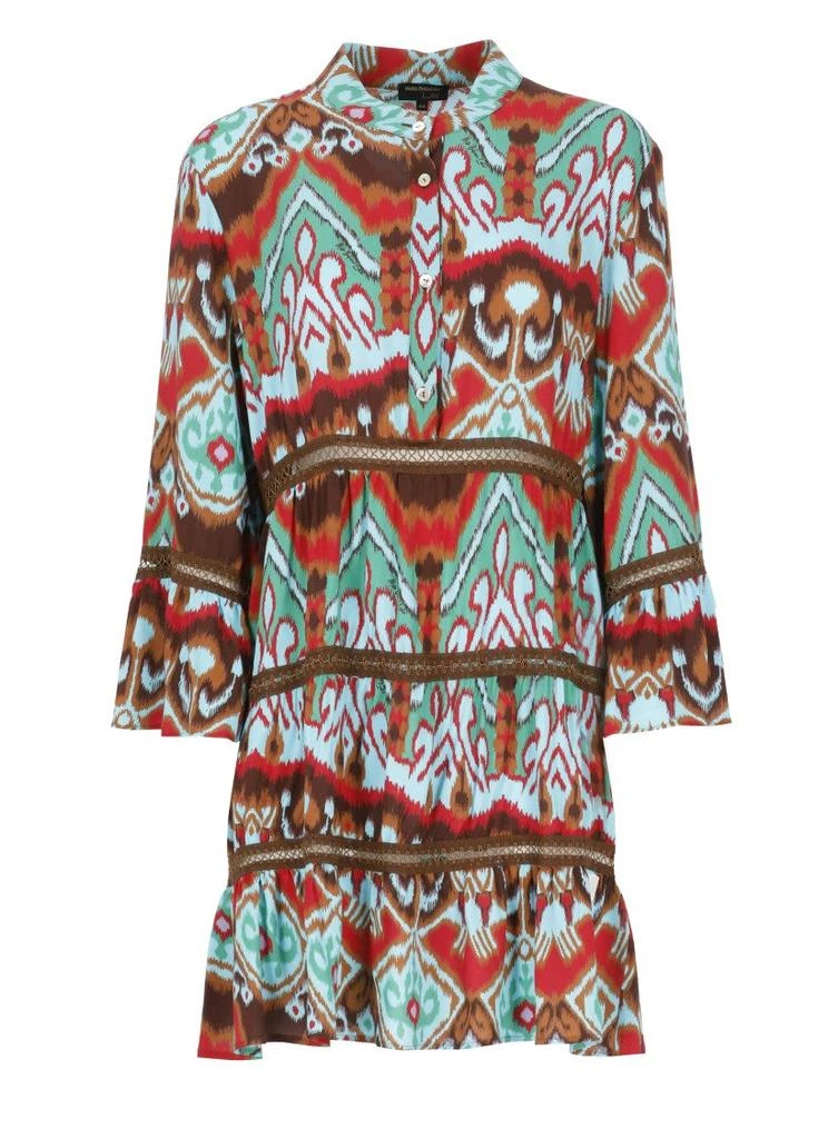 MISS BIKINI Vibrant Multicolor Viscose Dress 1
