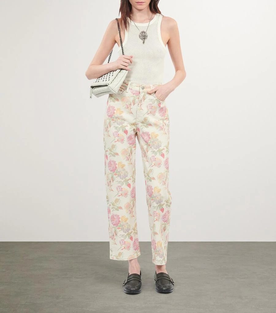 The Kooples Floral Boyfriend Jeans 2
