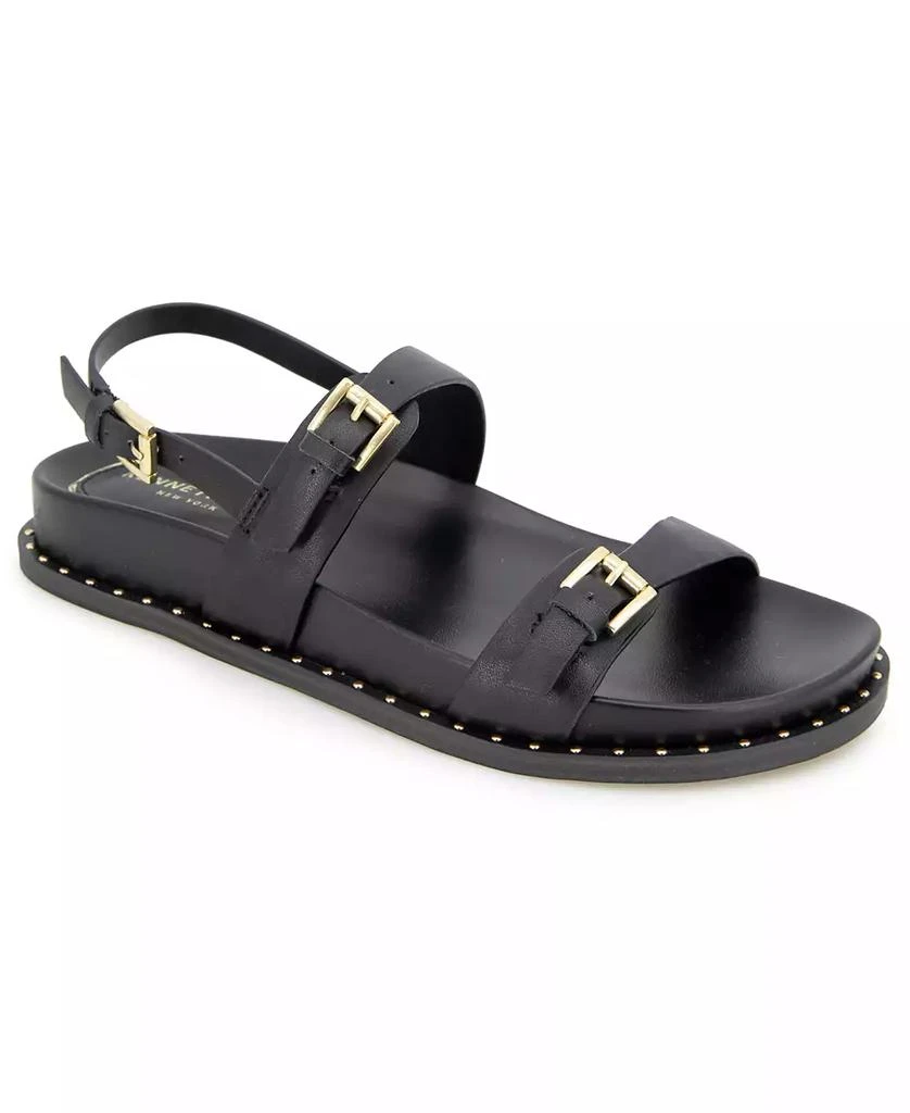 Kenneth Cole Women's Drinity Round Toe Flat Sandals 1