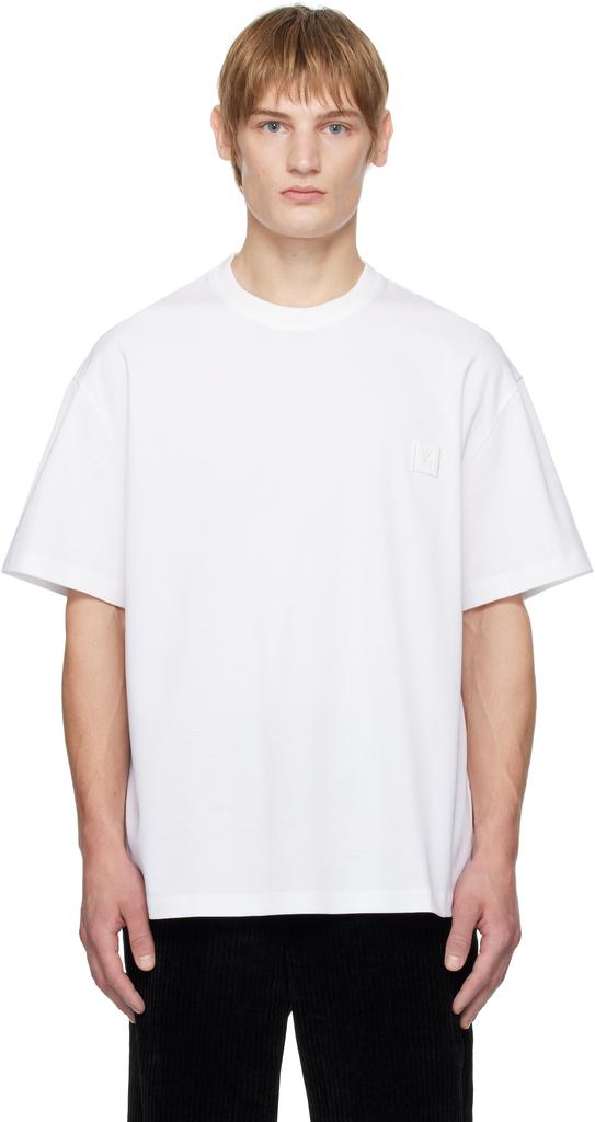Wooyoungmi Black Square Label T-Shirt - T-Shirts - BeyondStyle
