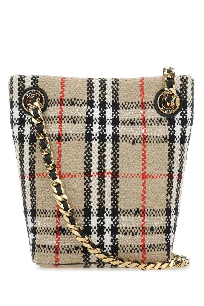 Burberry Burberry Mini Lola Checked Bucket Bag 2