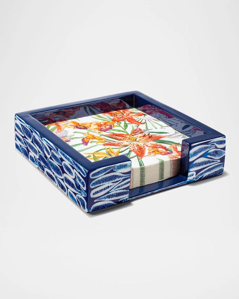 LADORADA Blue Almendro Dinner Napkin Holder 2