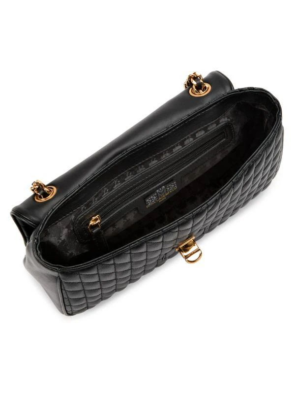 Karl Lagerfeld Paris Agyness Quilted Leather Shoulder Bag 3
