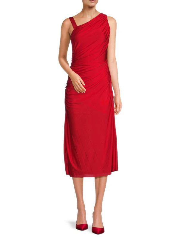 Hugo Boss Eperla Ruched Midi Dress 1