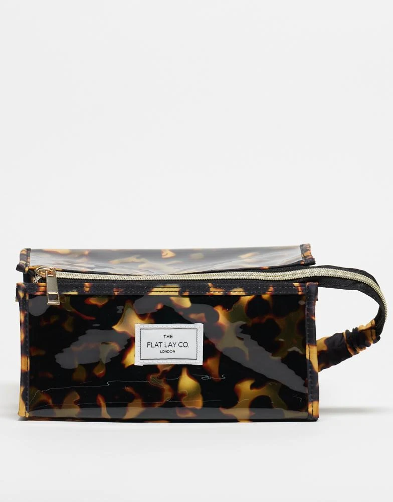 Flat Lay Company The Flat Lay Co. x ASOS EXCLUSIVE Jelly Box Bag in Tortoise Shell 1