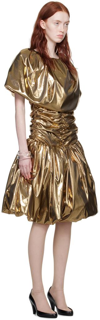 Nicklas Skovgaard Gold Dress#69 Midi Dress