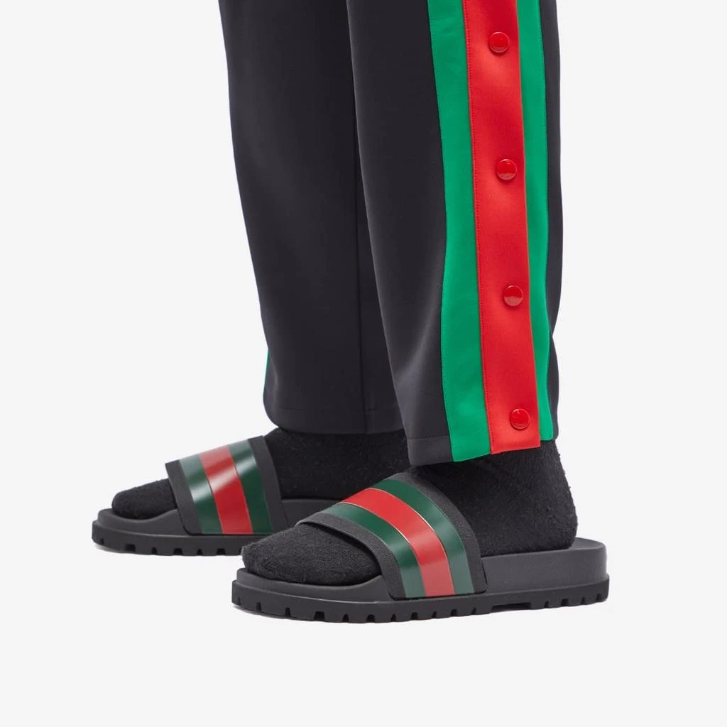 Gucci Gucci Pursuit Trek Web Rubber Slide 6