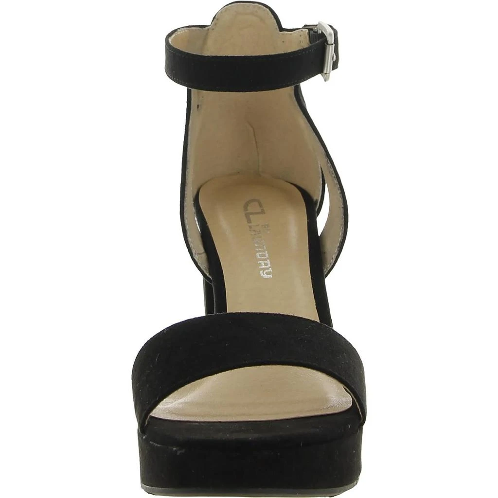 CL By Laundry Go On Womens Ankle Strap Heels Block Heel 3
