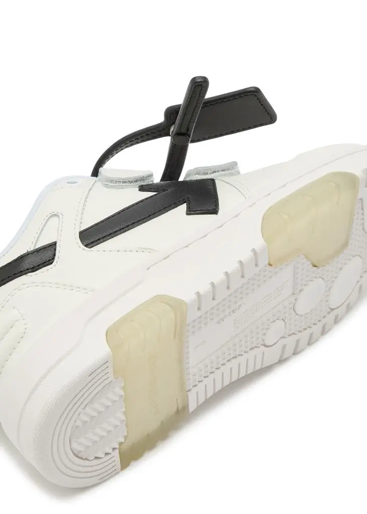 Off-White KIDS Out Of Office panelled leather sneakers (IT25-IT33) 4