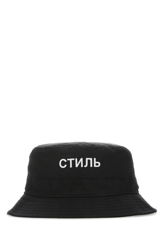 Heron Preston Black Nylon Hat