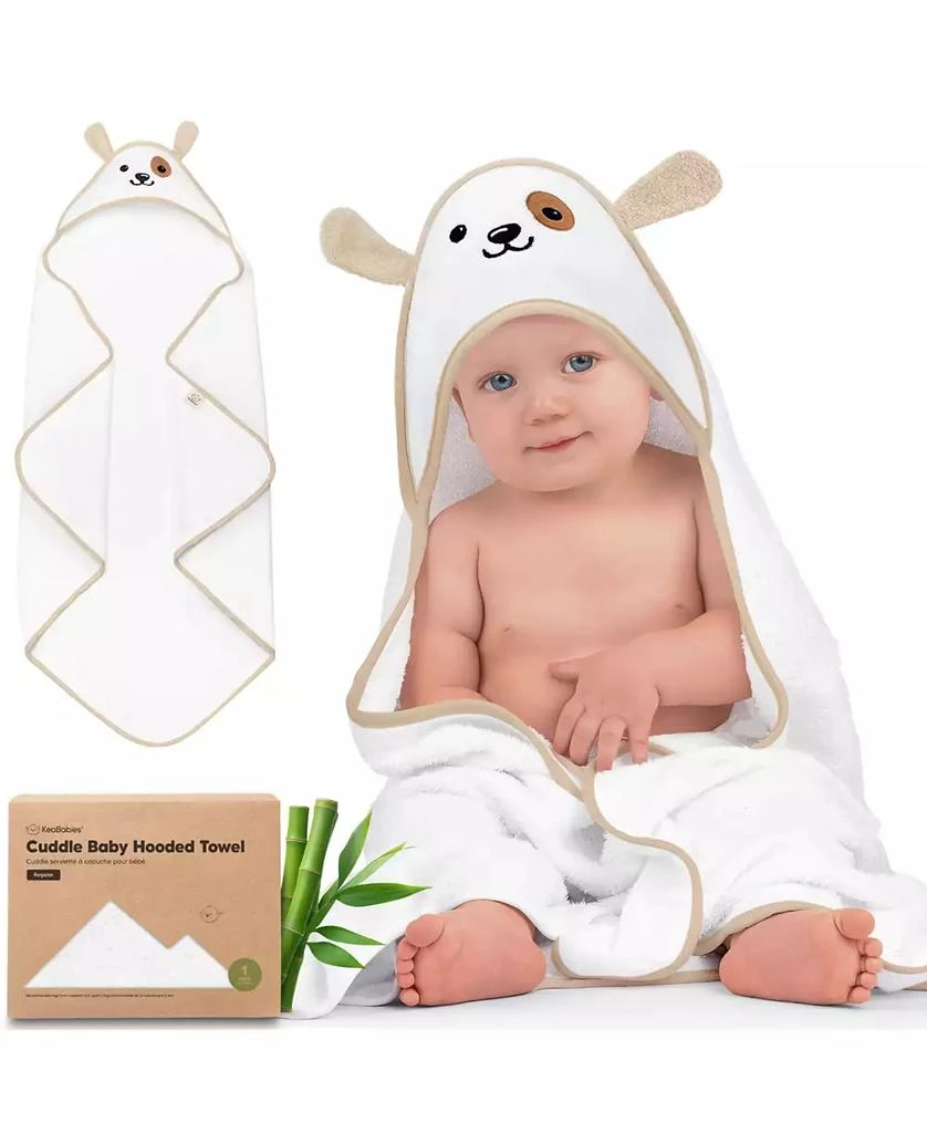 KeaBabies Cuddle Baby Hooded Towel, Baby Bath Towel, Hooded Baby Towels, Baby Beach Towel for Newborn, Kids