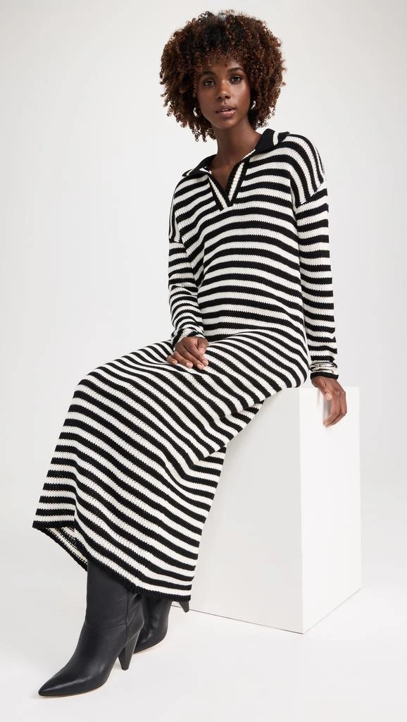 525 Raya Striped Polo Dress 4