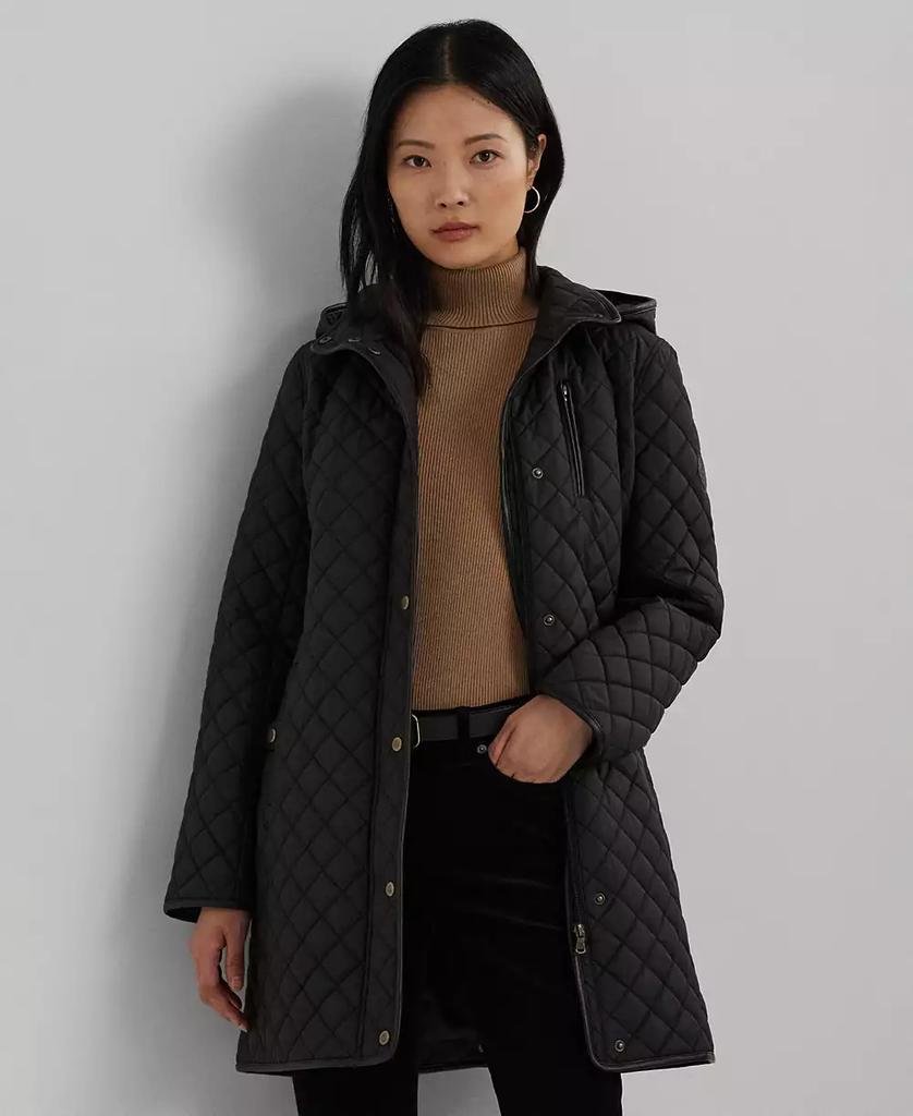 Ralph Lauren Women
s Hooded Quilted Coat, P/XS-XX
