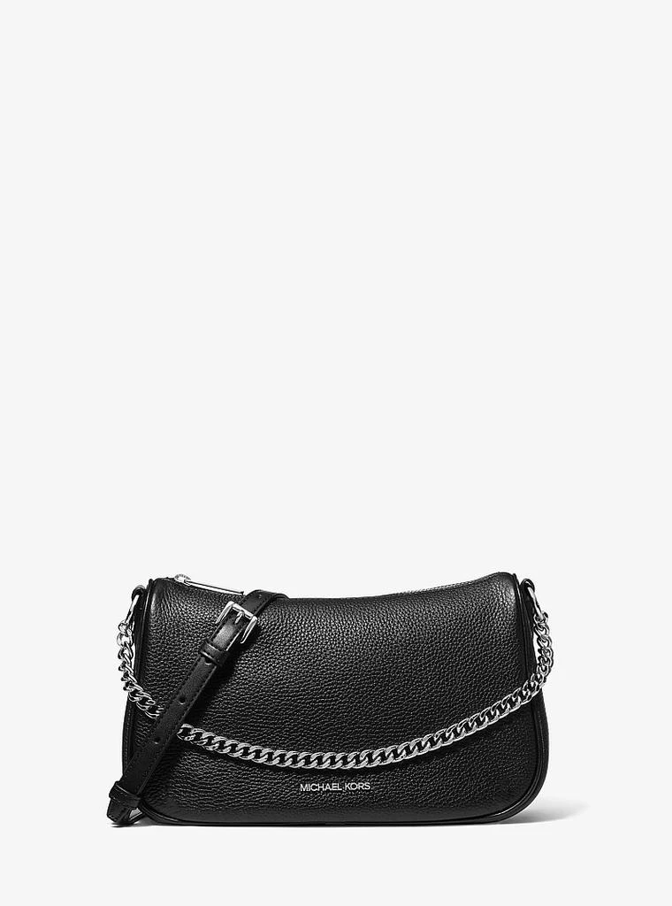 Michael Kors Carmela Medium Pebbled Leather Crossbody Bag