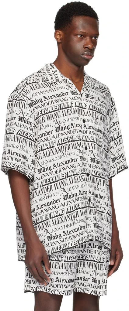Alexander Wang White Newspaper Shirt 2