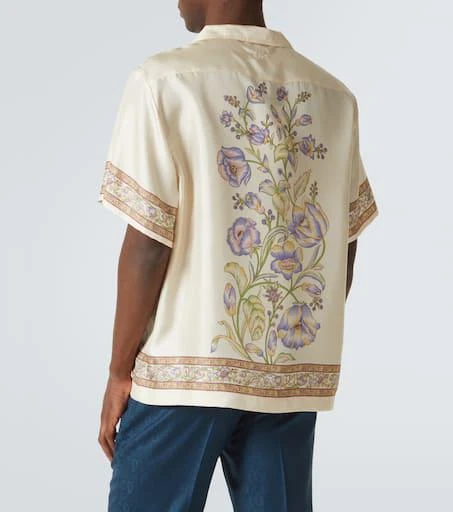 ETRO Paisley silk bowling shirt 4