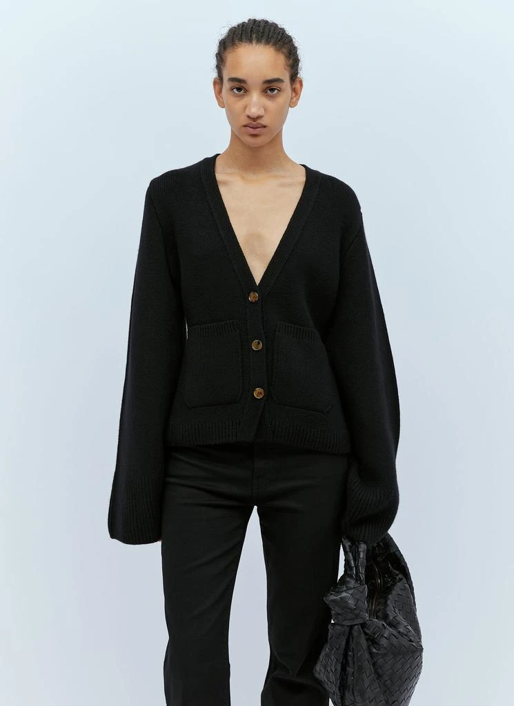 Khaite Scarlet Knit Cardigan 1