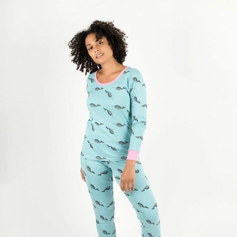 Leveret Womens Ocean Animal Pajamas 2