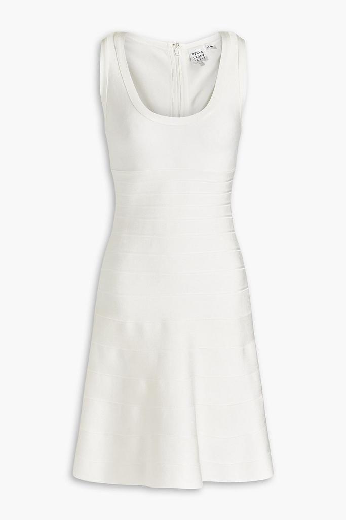 Herve Leger Fluted bandage mini dress