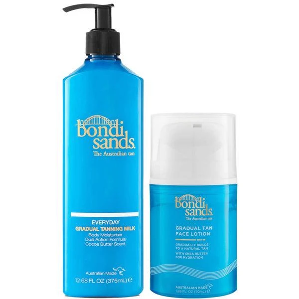 Bondi Sands Bondi Sands Gradual Tanning Milk and Gradual Tanning Face Lotion Duo 1