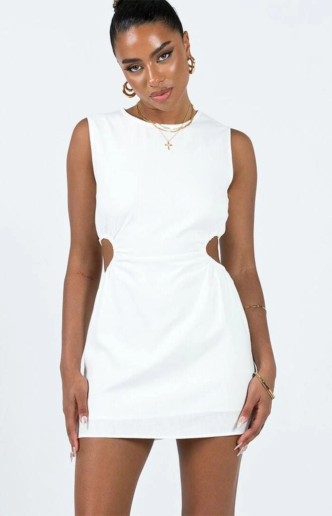 Princess Polly White Mayzie Mini Dress 1