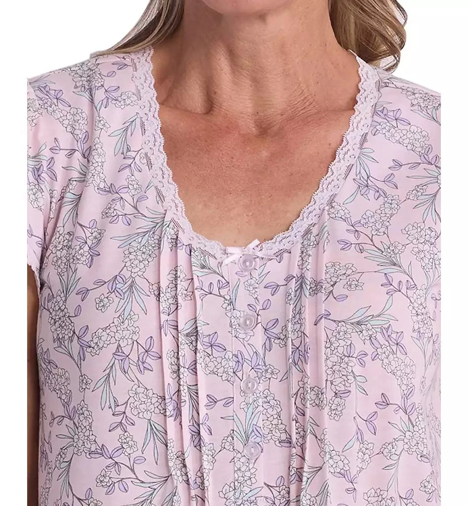 Miss Elaine Women
s Short-Sleeve Printed Sleepwear Nightgown 2