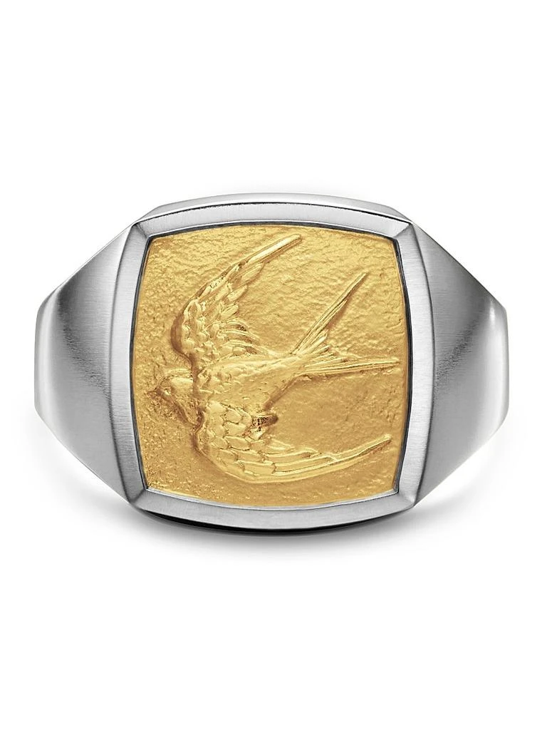 David Yurman Waves Bird Pinky Ring in Sterling Silver 3