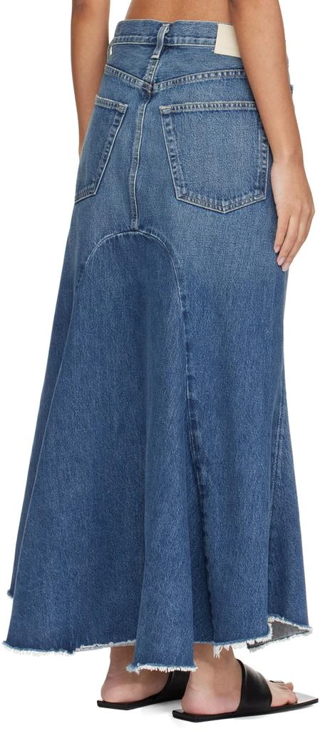Citizens of Humanity Navy Mina Denim Midi Skirt 3